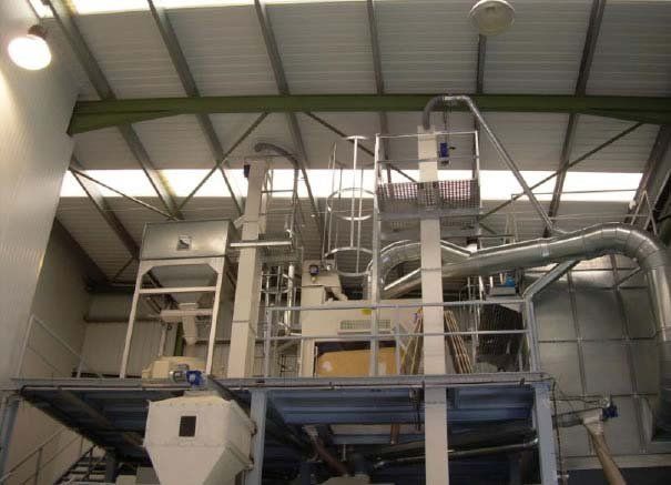 Centros de selección de cereales  montaje