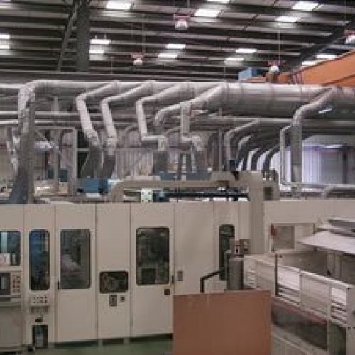 Instalación de máquina de aspiración de polvo